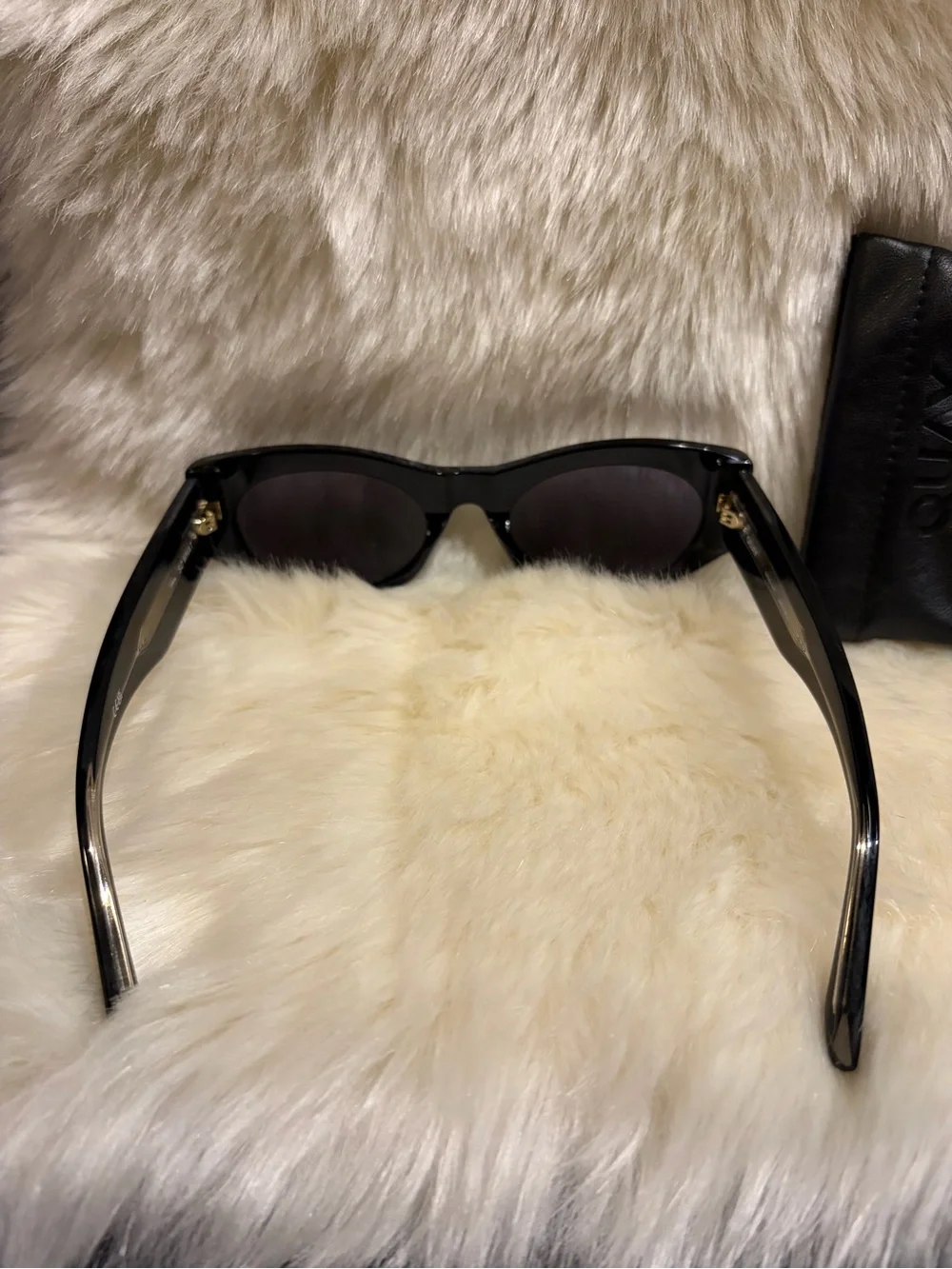 So What - Quay Australia Black Cat Eye Sunglasses with Dark Lenses